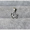 Silver Flower Pendant