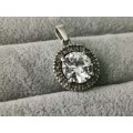 Dazzling Silver Pendant