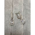 Dazzling Silver Earrings