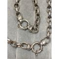 Silver Chain and Bracelet Set