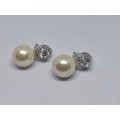 Silver Pearl Earrings