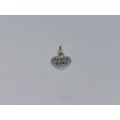 Silver Party Girl Charm