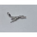 Silver Panther Charm