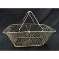 Brass Folding Basket