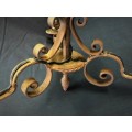 Vintage Wrought-Iron Chandelier