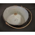 Large Vintage Enamel Pot