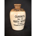 Ceramic Currie`s Whisky Miniature