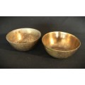 Pair of Vintage Brass Bowls