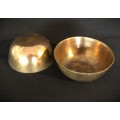 Pair of Vintage Brass Bowls