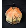 Vintage Dutch Ceramic Pendant Lamp