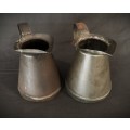 Pair of Vintage Tin Jugs