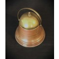 Vintage Lidded Copper and Brass Jar
