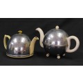 Pair of Jacketed Tea Pots
