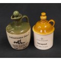 Vintage Ceramic Tullamore Dew and Hanepoot Flagons