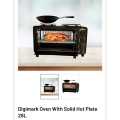 Digimark 28 Litre Electric Oven with 2 Solid Hot Plates