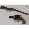 Mini toy rifle and toy pistol  read description and see pictures