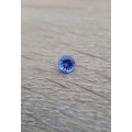 0.75ct ASTOUNDING Natural Tanzanite - Round cut. Amazing Ravishing Colour