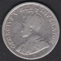 1932 SA Union 3d tickey with a thick "2" in the date - 80% silver