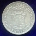 1953 South Africa Union  2½ Shillings