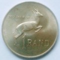 1967 South Africa R1 Silver - Afrikaans