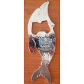 Vintage 80s Dolphin Bottle Opener with City of Durban Emblem