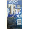 TDK Blank VHS 3 Hour Video Cassette
