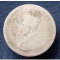 1927 SILVER SIXPENCE - UNION KING GEORGE V