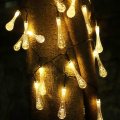 Solar String Lights 30 LED 6.5M 8 Modes Water Drop Garden Christmas lights Decorations