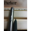 HIGHLY COLLECTABLE PARKER PEN IN ORIGINAL BOX.