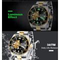 MEGALITH Top Brand Automatic Mechanical Movement High Quality Business Watch