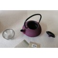 Awesome!! Another NEW!! Cast iron teapot With Strainer (New in box)