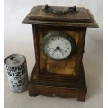 Stunning Wooden Mantel Clock (Working)