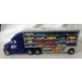 Huge Truck with 22 Collectable Die Cast Cars (matchbox, maestro, hot wheels, yatming and more)