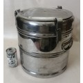 Very Large Vintage Military Stainless Steel Food Hot Box