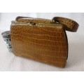 Exquisite Genuine Crocodile Leather Handbag