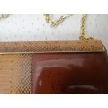 Magnificent!!! Original Leather and Cobra skin Handbag