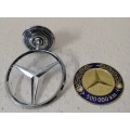 Collectors Dream!!! Stunning Vintage Pair of Mercedes Benz Badges