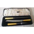 Antique Ivory Viners of Sheffield Carving Set