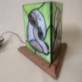 Artistic Stained Lead Glass Lamp (No Chips No Cracks)