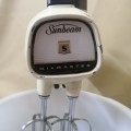 Complete Working Enamel 12 Speed Vintage Sunbeam Mixmaster with add ons