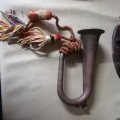 Vintage Military Royal Artillery Brass and Copper Bugle Horn