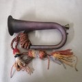 Vintage Military Royal Artillery Brass and Copper Bugle Horn