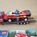 Very Large Original Lego Fire Department Vehicles - Building Plans Included
