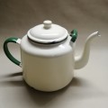 Large Vintage 4 Litre Enamel Coffee/Tea Pot