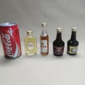 A Collection of Miniature Liquor Bottles (Sealed Full) Listing C