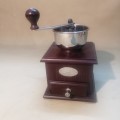 VERY LARGE EXQUISITE PEUGEOT FRERES MANUAL COFFEE GRINDER - MINT CONDITION