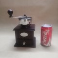VERY LARGE EXQUISITE PEUGEOT FRERES MANUAL COFFEE GRINDER - MINT CONDITION