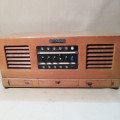 BEAUTIFUL VINTAGE DICTOGRAPH IN A STUNNING SOLID WOOD CASE WITH DRAWERS