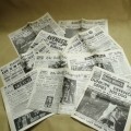 STUNNING COLLECTION OF 10 WORLD WAR 2 NEWSPAPERS