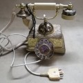 VINTAGE ORNATE ARABESQUE ELEGANCE CRADLE SERIES ROTARY TELEPHONE